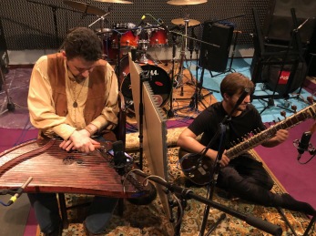 Sitar & Gusly recording session